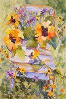 Sunflower Chair Fine Art Print