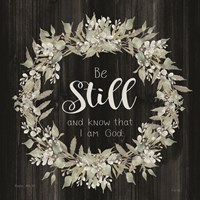Be Still and Know Wreath Fine Art Print