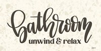 Bathroom - Unwind & Relax Fine Art Print