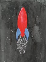 Flower Rocket Fine Art Print