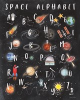 Space Alphabet Fine Art Print