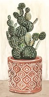 Cactus in Pot 1 Framed Print