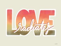 Love Radiates Fine Art Print