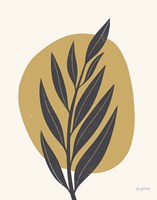 Mid Century Modern IV Yellow Fine Art Print