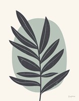 Mid Century Modern I Blue Fine Art Print