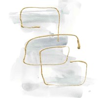 Cool Gray Gold I Fine Art Print