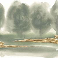 Gold Earth V Framed Print