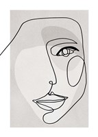 Face Line 3 Fine Art Print