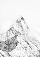 Mountain Top White Fine Art Print