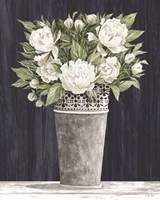 Punched Tin White Floral Fine Art Print