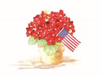 Patriotic Flowers Fine Art Print