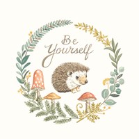 Be Yourself Hedgehog Framed Print