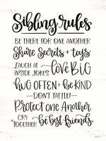 Sibling Rules Fine Art Print