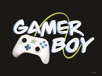 Gamer Boy Fine Art Print