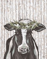 Wanda the Winter Holstein Fine Art Print