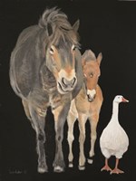 Farmyard Trio Fine Art Print