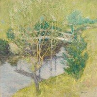 John Henry Twachtman - The White Bridge Fine Art Print