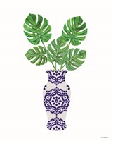 Watercolor Blue Jar Fine Art Print