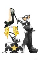 Glitz and Glam III Framed Print