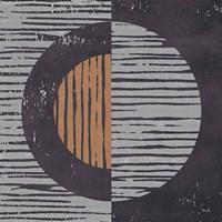 Primitive I Gray Framed Print