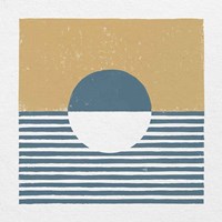 Reflection IV Yellow Fine Art Print