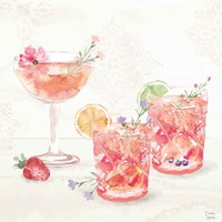 Classy Cocktails V Fine Art Print