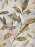 Leafy Flow II Framed Print