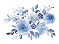 Fresh Blue Bower I Fine Art Print