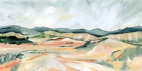 Vermillion Landscape III Fine Art Print