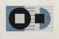 Laterally Speaking Blue Fine Art Print