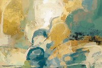 Mid Mod Mood Blue Crop Fine Art Print