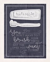 Brush Your Teeth Fine Art Print