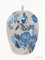 Blue Bird Vase Fine Art Print