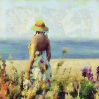 Morning Meadow Stroll I Fine Art Print