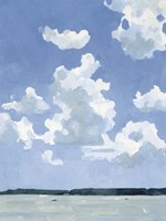 July Lakeside I Framed Print