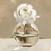 Neutral Bud Vase II Fine Art Print