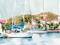 Vintage Vacation II Framed Print