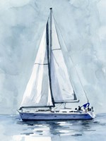 Lone Sailboat I Fine Art Print