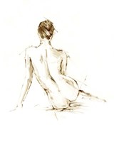 Drybrush Figure Study II Fine Art Print