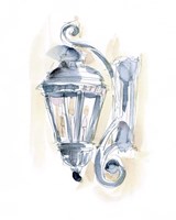 Watercolor Street Lamp II Fine Art Print