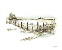 Farm Fence I Fine Art Print