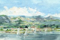 Sailing Along the Coast II Fine Art Print