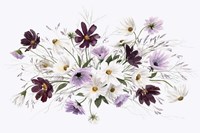 Amethyst Bouquet III Fine Art Print