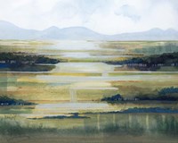 Lime Strata I Fine Art Print