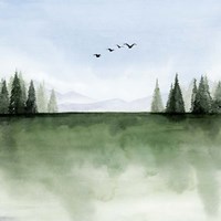 Forest's Edge II Framed Print