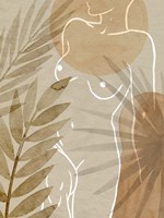 Terracotta Shadows II Framed Print