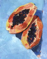 Bold Papaya I Framed Print