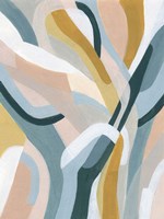 Pastel Puzzle I Framed Print