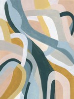 Pastel Puzzle II Framed Print