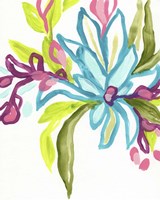 Tropical Sketch II Framed Print